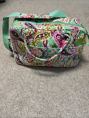 Vera Bradley Weekender Retired Tutti Frutti Quilted Travel Duffle